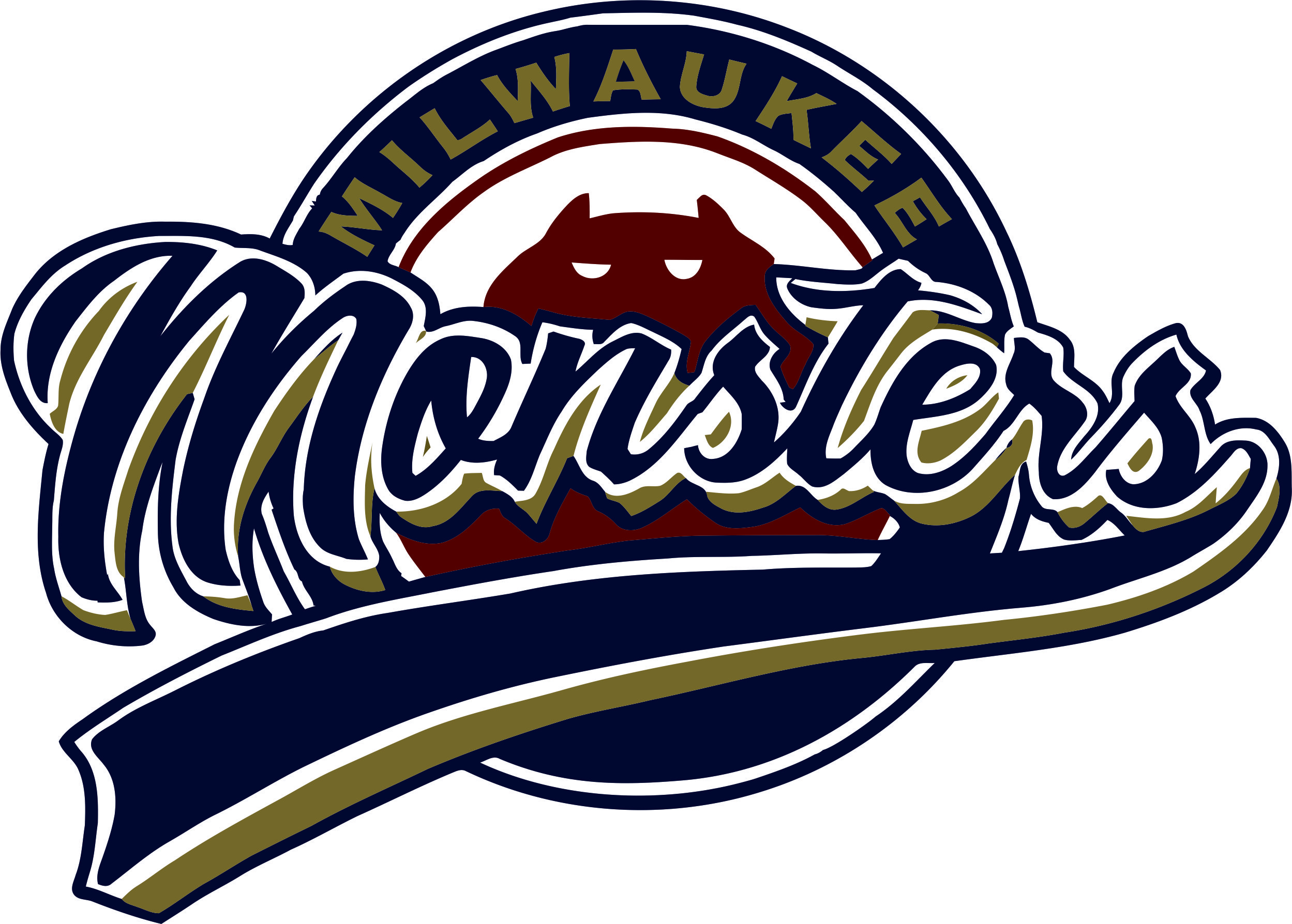 Milwaukee Brewers Monsters Logo fabric transfer